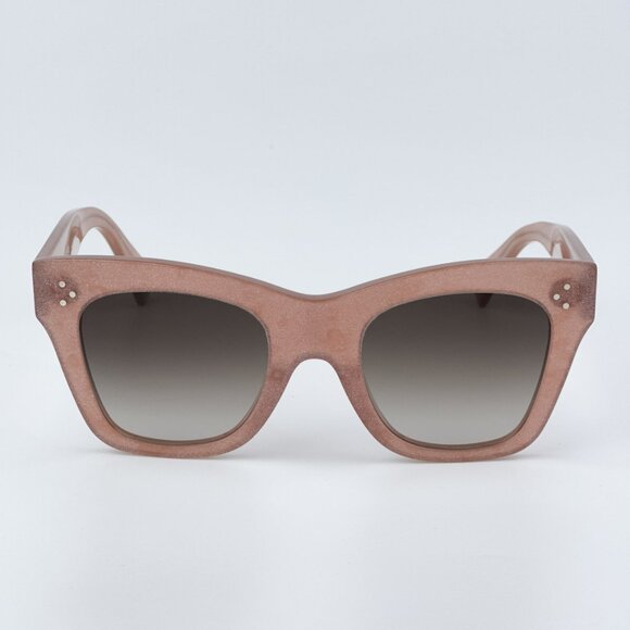 Celine CL4004IN 74F CATHERINE BRAND NEW Sunglasses Shiny Pink Gradient Butterfly - Picture 3 of 9